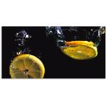 Zitronengelbe Artland Küchenrückwände aus Glas Breite 100-150cm, Höhe 0-50cm, Tiefe 0-50cm 