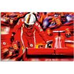 ARTland Leinwandbilder Sebastian Vettel die italienischen Jahre Größe: 120x80 cm