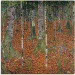 Reduzierte Jugendstil Artland Gustav Klimt Leinwanddrucke aus Holz 100x100 