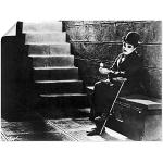 Artland Charlie Chaplin Poster aus Papier 30x40 