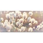Reduzierte Artland Runde Blumenglasbilder aus Glas 50x100 1-teilig 