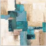Blaue Moderne Artland Quadratische Kunstdrucke 50x50 