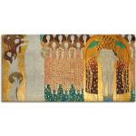 Braune Art Deco Artland Gustav Klimt Kunstdrucke Querformat 50x100 