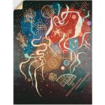 Bunte Artland Wassily Kandinsky Kunstdrucke aus Vinyl Hochformat 