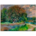 Grüne Im­pres­si­o­nis­tisch Artland Pierre-Auguste Renoir Kunstdrucke mit Baummotiv Querformat 60x80 