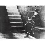 Schwarze Artland Charlie Chaplin Alu-Dibond Bilder 