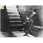 Schwarze Zeitgenössische Artland Charlie Chaplin Kunstdrucke Querformat 60x80 