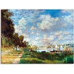 Grüne Impressionistische Artland Claude Monet Kunstdrucke Querformat 60x80 