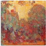 Rote Impressionistische Artland Claude Monet Digitaldrucke 50x50 