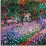 Lila Impressionistische Artland Claude Monet Quadratische Kunstdrucke 30x30 