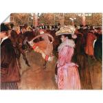 Braune Impressionistische Artland Moulin Rouge Kunstdrucke aus Papier Querformat 