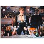 Wandbild ARTLAND "Die Bar des Folies-Bergeres, um 1881" Bilder bunt Kunstdrucke