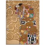 Braune Artland Gustav Klimt Rechteckige Alu-Dibond Bilder aus Vinyl 60x80 