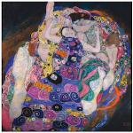 Bunte Moderne Artland Gustav Klimt Alu-Dibond Bilder aus Vinyl 70x70 