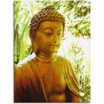 Goldene Asiatische Artland Kunstdrucke mit Buddha-Motiv 30x40 