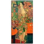Jugendstil Artland Gustav Klimt Rechteckige Digitaldrucke aus Vinyl Hochformat 50x100 