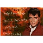 Rote Zeitgenössische Artland Elvis Presley Kunstdrucke Querformat 40x60 