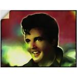 Rote Artland Elvis Presley Poster selbstklebend 90x120 