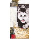Gelbe Zeitgenössische Artland Audrey Hepburn Kunstdrucke aus Papier 20x40 