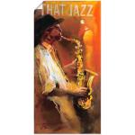 Artland Wandbild »Jazz«, Musiker (1 Stück), in vielen Größen & Produktarten -Leinwandbild, Poster, Wandaufkleber / Wandtattoo auch für Badezimmer geeignet