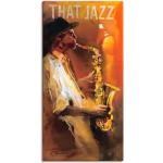 Artland Wandbild »Jazz«, Musiker (1 Stück), in vielen Größen & Produktarten -Leinwandbild, Poster, Wandaufkleber / Wandtattoo auch für Badezimmer geeignet