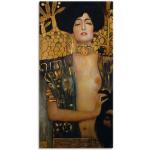 Gelbe Jugendstil Artland Gustav Klimt Digitaldrucke 50x100 