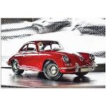 Rote Artland Porsche Alu-Dibond Bilder 40x60 