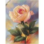 Pinke Zeitgenössische Artland Rosenbilder Hochformat 90x120 