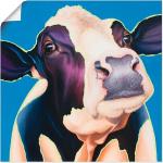 Blaue Artland Kunstdrucke mit Tiermotiv aus Papier 50x50 