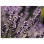 Lavendelfarbene Artland Lavendel Digitaldrucke mit Lavendel-Motiv handgemacht 90x120 