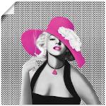 Wandbild ARTLAND "Marilyn in Pop Art" Bilder pink Kunstdrucke
