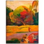 Wandbild ARTLAND "Paul Gauguin Frauen am Fluß" Bilder rot Kunstdrucke