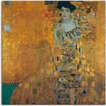 Goldene Art Deco Artland Adele Quadratische Kunstdrucke 30x30 