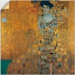 Goldene Art Deco Artland Gustav Klimt Quadratische Kunstdrucke aus Vinyl 30x30 