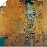 Goldene Art Deco Artland Gustav Klimt Quadratische Kunstdrucke aus Papier 50x50 