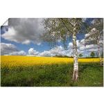 Gelbe Artland Digitaldrucke aus Metall Querformat 80x120 