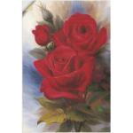 Rote Zeitgenössische Artland Rosenbilder Hochformat 20x30 