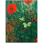 Grüne Impressionistische Artland Van Gogh Kunstdrucke mit Insekten-Motiv Hochformat 90x120 