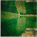 Grüne Art Deco Artland Gustav Klimt Quadratische Kunstdrucke 30x30 