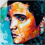 Artland Elvis Presley Quadratische 3D Wandtattoos aus Vinyl 