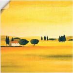 Gelbe Artland Kunstdrucke aus Vinyl 30x30 