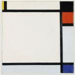 Bunte Artland Mondrian Quadratische Kunstdrucke 40x40 