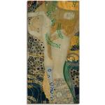 Beige Art Deco Artland Gustav Klimt Kunstdrucke Hochformat 20x40 