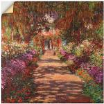 Bunte Impressionistische Artland Claude Monet Rechteckige Digitaldrucke aus Vinyl 100x100 