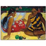 Leinwandbild ARTLAND "Zwei Frauen auf Tahiti 1892" Bilder bunt Leinwandbilder