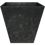 Schwarze 35 cm Artstone Pflanzkübel & Blumentöpfe 35 cm aus Kunststoff 