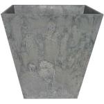 Graue 35 cm Artstone Pflanzkübel & Blumentöpfe 35 cm aus Kunstharz Indoor 