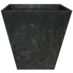 Schwarze 35 cm Artstone Pflanzkübel & Blumentöpfe 35 cm aus Kunstharz Indoor 
