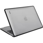 ARTWIZZ IcedClip MacBook Pro 16 Zoll (M1/M2/M3) Notebook Hülle Bumper für Apple Kunststoff, Transluzent / Schwarz