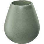 Reduzierte Grüne 18 cm Asa Ease Runde Vasen & Blumenvasen 18 cm aus Steingut 